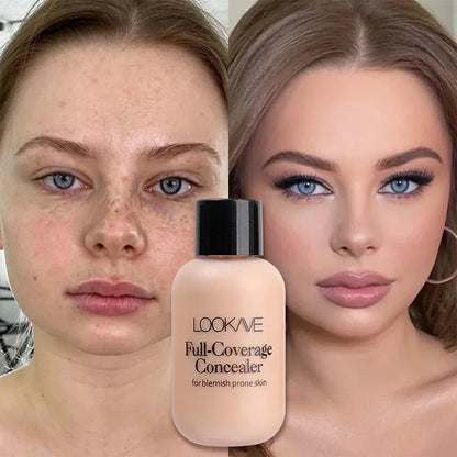 Not Easy Smudged Foundation Cream Multiple Colors Waterproof Covering Concealer Long Lasting Liquid Shadows Korean Cosmetics