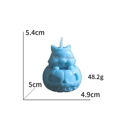 Pumpkin Halloween Silicone Mold for Diy Soap Resin Candle Chocolate Candy Jelly Ice Cube Mold Handmade Crafts