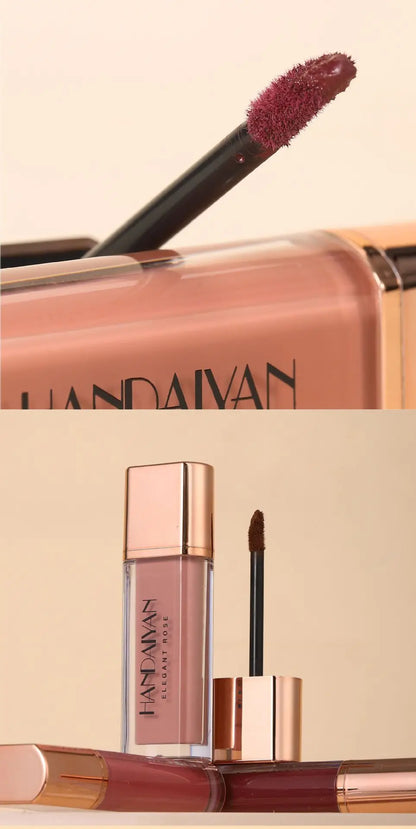 8 Colors Matte Liquid Lipstick Non Stick Cup Waterproof Lip Gloss Long Lasting Lip Tint Korean Cosmetics Makeup For Women