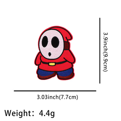 Cute Ghost Patch On Clothes DIY Iron On Patches Stickers Embroidered Patches for Clothing Badges Halloween Accessories