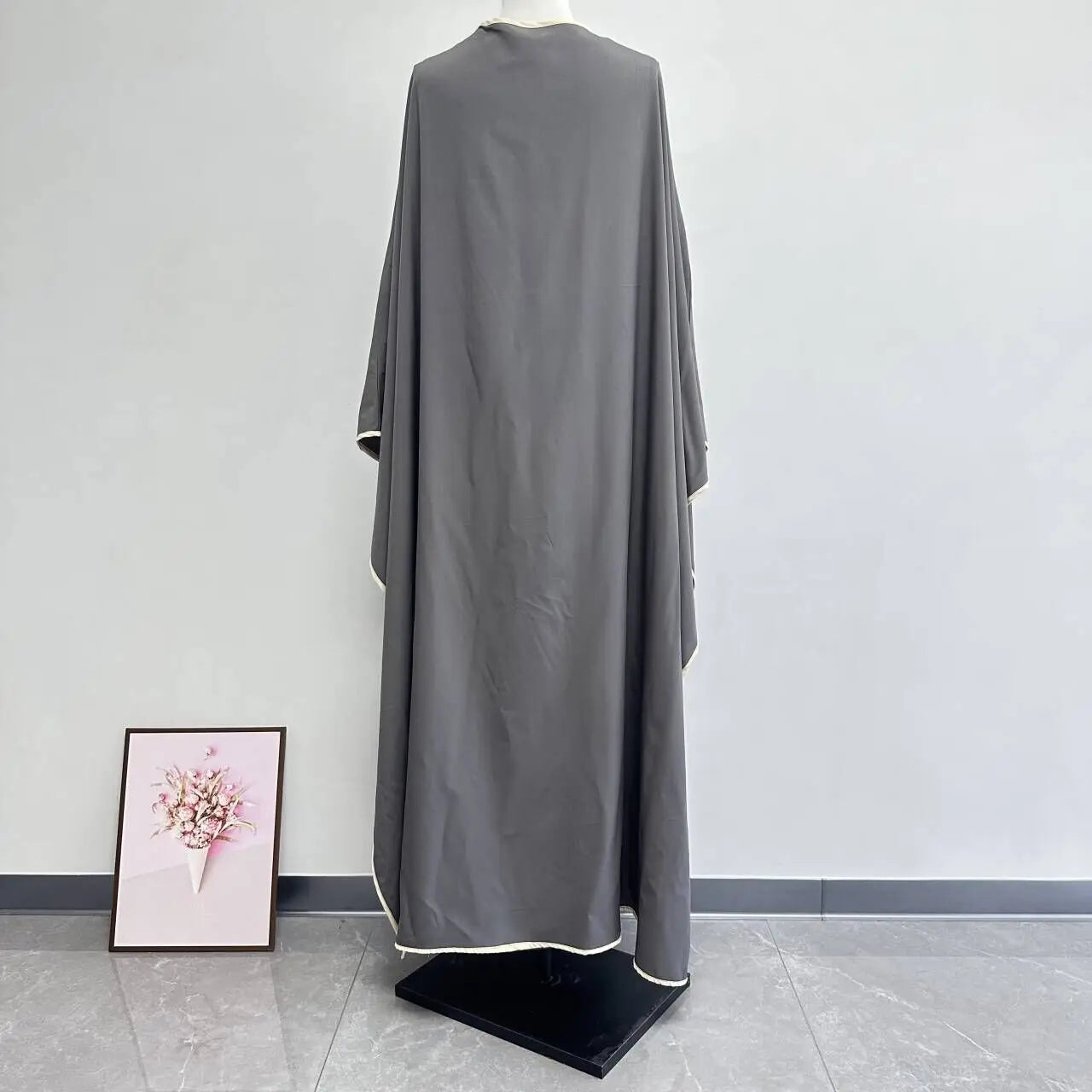 Muslim Women Dress Two Piece Set Eid Ramadan Morocco Dubai Open Abayas Vestidos Arab Cardigan Robe Suit Islam Modest Kaftan