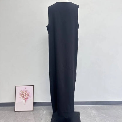 Muslim Women Dress Two Piece Set Eid Ramadan Morocco Dubai Open Abayas Vestidos Arab Cardigan Robe Suit Islam Modest Kaftan