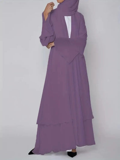Muslim Long Abaya Dress Turkey Islamic Women Robe Hijab Headscarf Sashes Morocco Kaftan Dubai Arabic Jalabiya Modest Vestidos