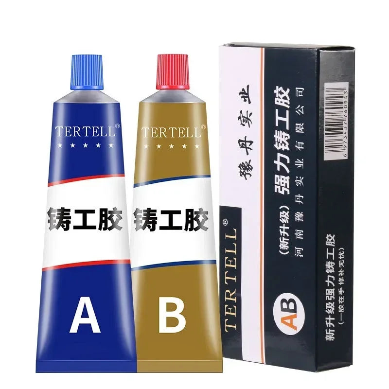 100g AB Strong Metal Repair Glue Strength Iron Plastic Repair Casting Adhesive Heat Resistance Glue Sealant  Magic Repair New
