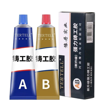 100g AB Strong Metal Repair Glue Strength Iron Plastic Repair Casting Adhesive Heat Resistance Glue Sealant  Magic Repair New