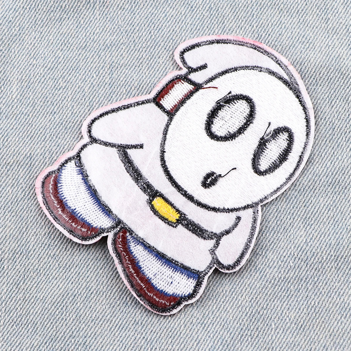 Cute Ghost Patch On Clothes DIY Iron On Patches Stickers Embroidered Patches for Clothing Badges Halloween Accessories