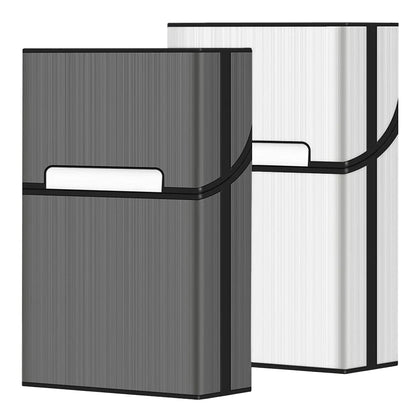 Portable Cigarettes Slim Aluminum Cigarette Case Cigar Tobacco Holder Box Storage Container Smoking Accessories