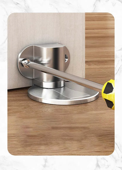 Punch-free Invisible Door Stop Strong Magnetic Household Bedroom  Touch  Stop Bathroom Floor Stop Anti-collision