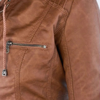 Women's Faux Leather Jacket
