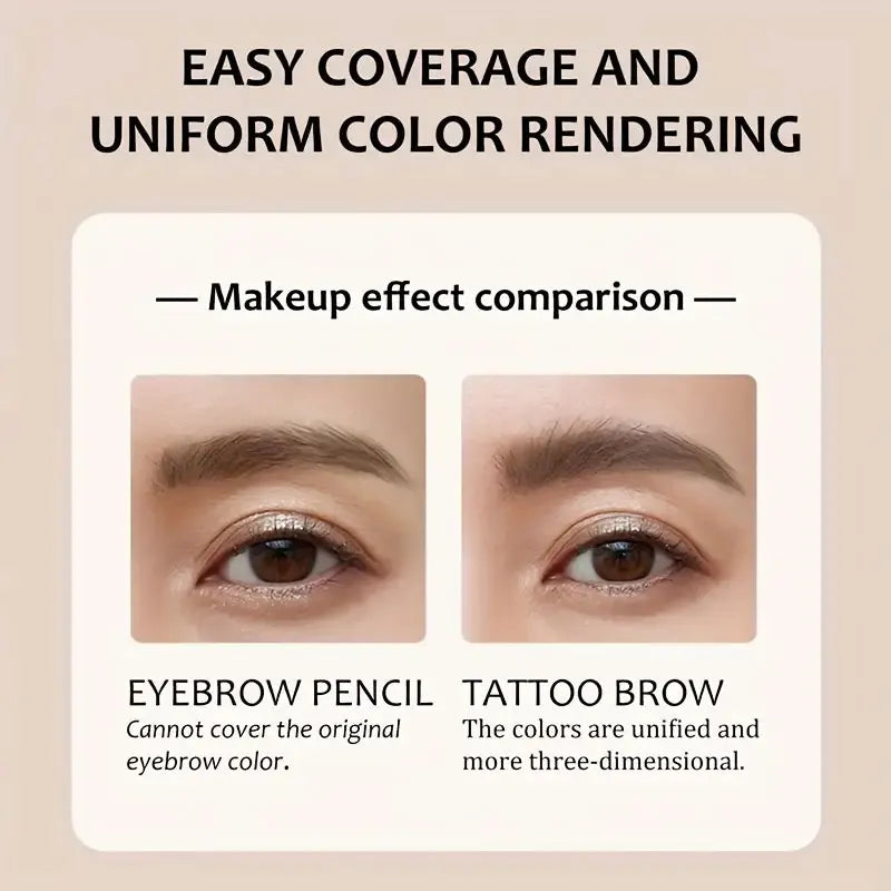 Long-lasting Eyebrow Gel Makeup Semi-permanent Waterproof ColorSweat-proof Film Forming Dye Eyebrow Cream Tint Cosmetics