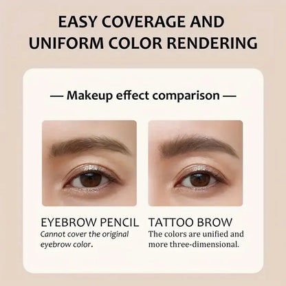 Long-lasting Eyebrow Gel Makeup Semi-permanent Waterproof ColorSweat-proof Film Forming Dye Eyebrow Cream Tint Cosmetics