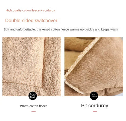 Cat Bed Warm Thickened Soft Multifunctional Pet Foldable Mat for Cats Small Dogs Indoor Kitten Bed Cat Sleeping Mat Pet Supplies