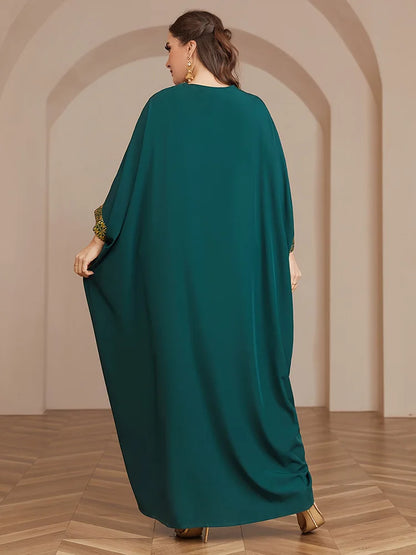 Jalabiya for Women Party Dresses Print Eid Muslim Ramadan Morocco Dubai Abayas Kaftan Islam Vestidos Arab Modest Long Robe