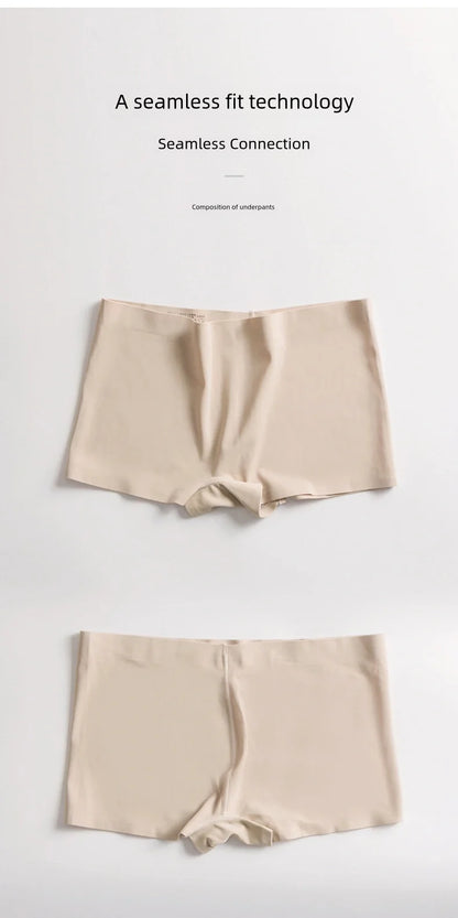 Women Seamless Safety Short Pants Panties Anti Exposure Underwear M L XL Black Casual Ventilate Soft Sports Fitness Yoga