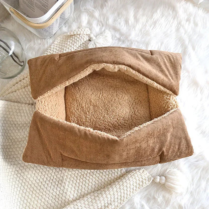 Cat Bed Warm Thickened Soft Multifunctional Pet Foldable Mat for Cats Small Dogs Indoor Kitten Bed Cat Sleeping Mat Pet Supplies