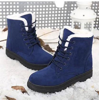 Women Boots Snow Plush Women Shoes Platform Boots For Women Fashion Keep Warm Women's Boots Flat New Botas Mujer Winter Shoes