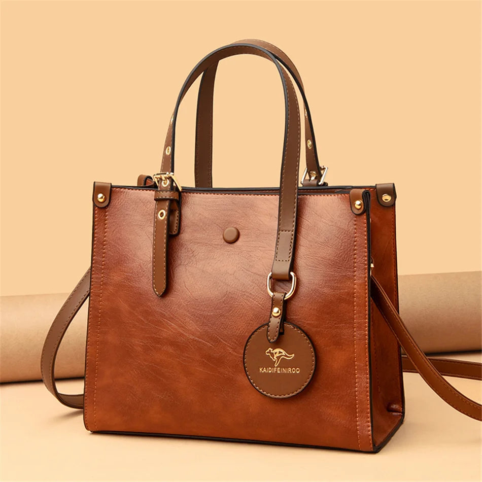 High Quality womens Luxury Handbags 3 Layers High capacity Women bags  Famous designer Crossbody Bag Shoulder Bag for Women Tote