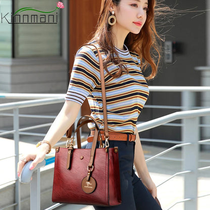 High Quality womens Luxury Handbags 3 Layers High capacity Women bags  Famous designer Crossbody Bag Shoulder Bag for Women Tote
