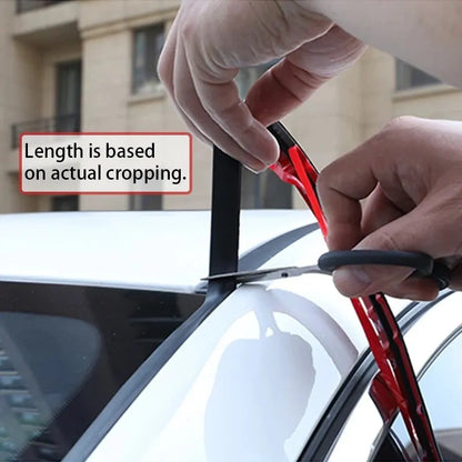 2m Car Seal Strip Rubber Weatherstrip Waterproof Auto Sunroof Window Gap Filler Soundproof Universal Car Weather Strip Sealing