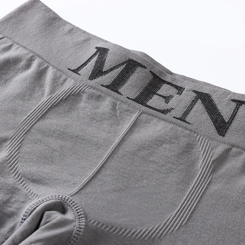 3Pcs/Lot Men's Panties Underwear Boxers Breathable Man Boxer Solid Underpants Comfortable Male Brand Shorts Black Blue Underwear