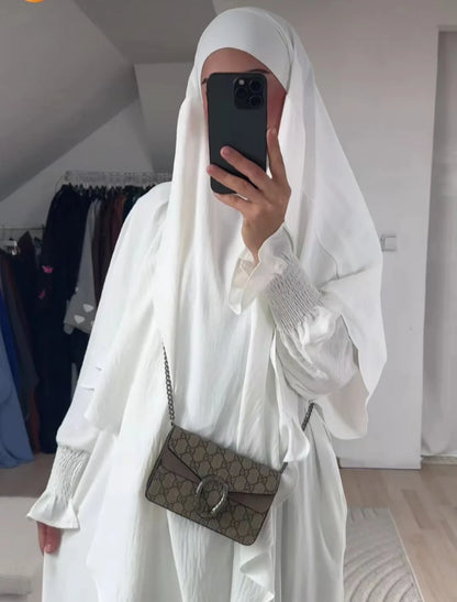 Modest Abaya for Women Dresses Muslim Jalabiya Eid Ramadan Morocco Saudi Long Robe Dubai Abayas Kaftan Islam Arabic Vestidos