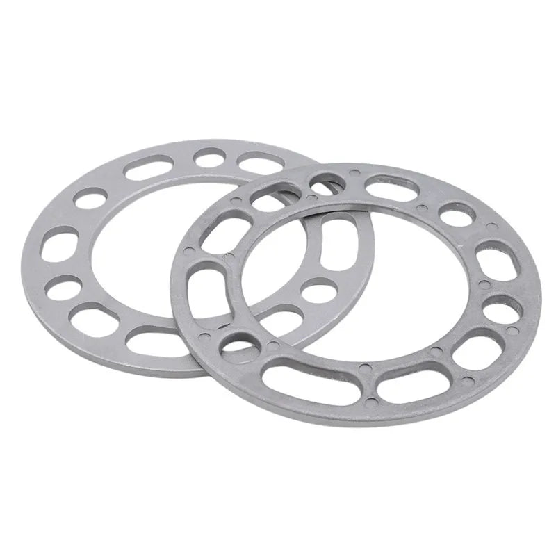 2pcs Universal Car Wheel Tire Spacer Adaptor Shims Plate 3mm 5mm 6mm 8mm 10mm For 4x100 4x114.3 5x100 5x108 5x114.3 5x120
