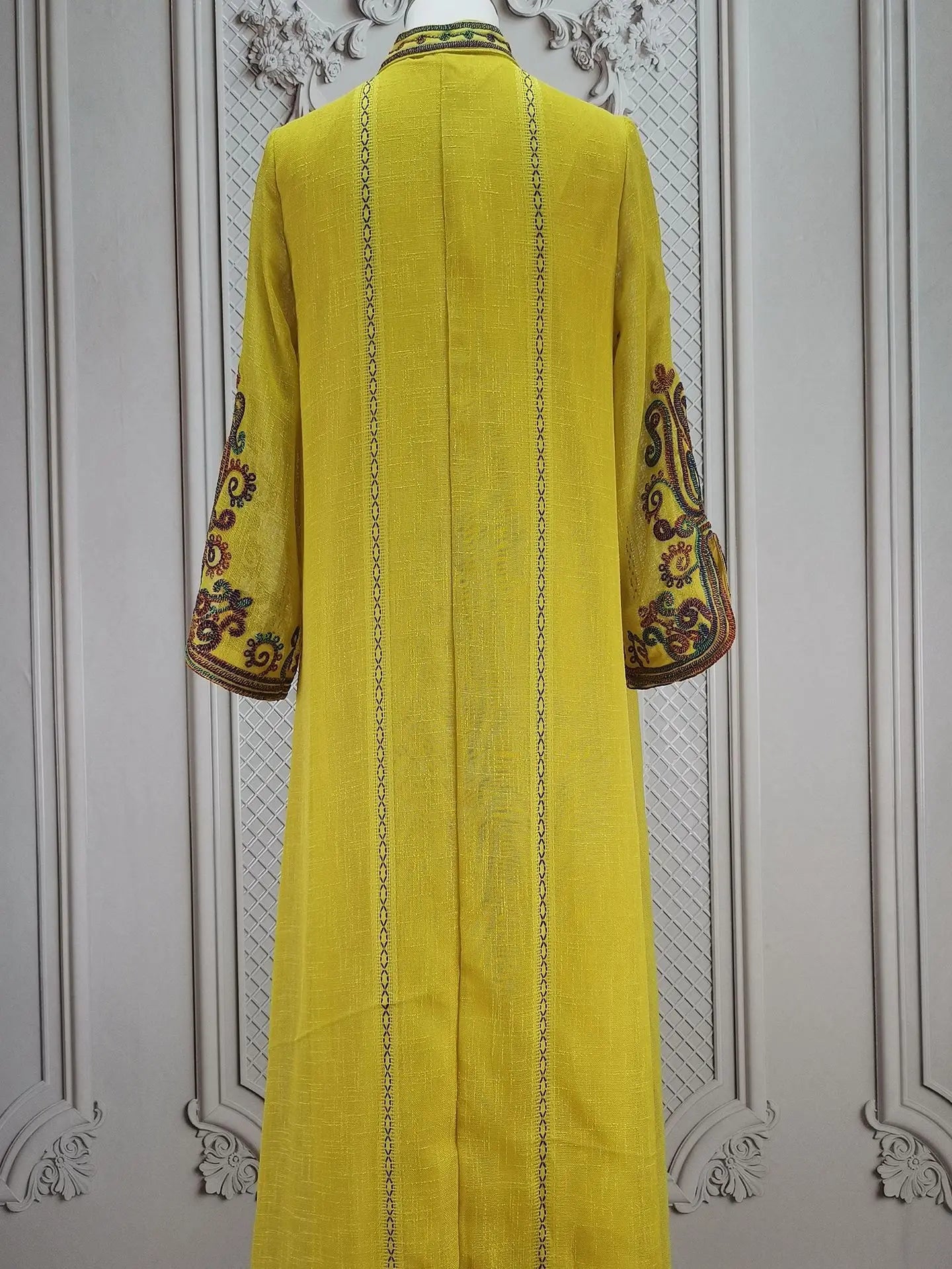 Muslim Abaya for Women Party Dresses Embroidery Long Robe Eid Ramadan Dubai Abayas Kaftan Arab Jalabiya Modest Vestidos Morocco