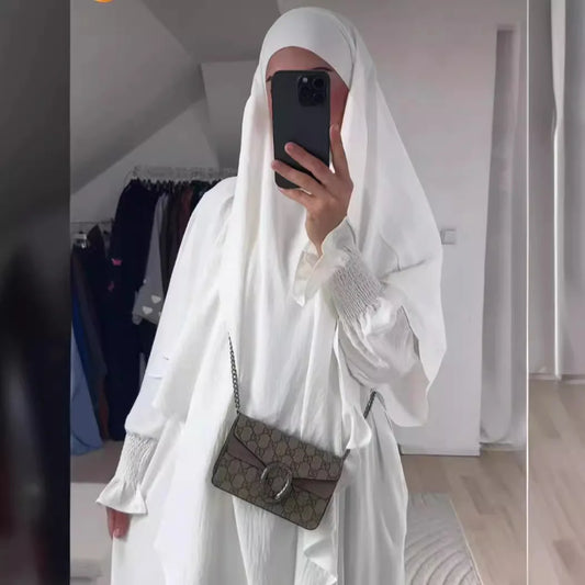 Modest Abaya for Women Dresses Muslim Jalabiya Eid Ramadan Morocco Saudi Long Robe Dubai Abayas Kaftan Islam Arabic Vestidos