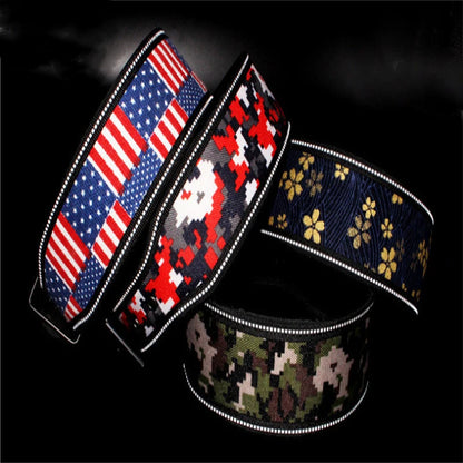 10 Colors Reflective Puppy Big Dog Collar with Buckle Adjustable Pet Collar for Small Medium Large Dogs Pitbull Leash Dog Chain