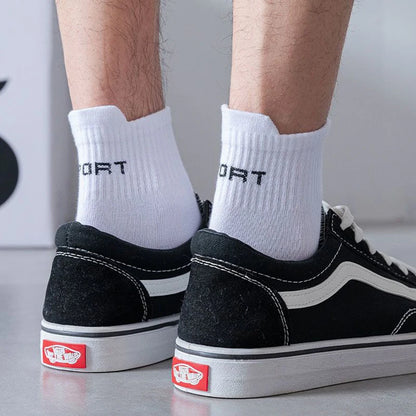 10 Pairs High Quality Men's Socks Casual Breathable Cotton Man Run Sports Socks Spring Autumn Male Sox Gifts Plus Size EUR38-45