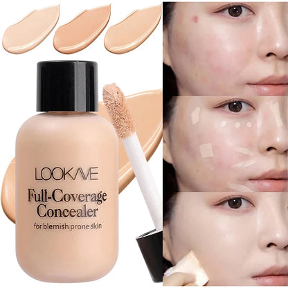 Not Easy Smudged Foundation Cream Multiple Colors Waterproof Covering Concealer Long Lasting Liquid Shadows Korean Cosmetics