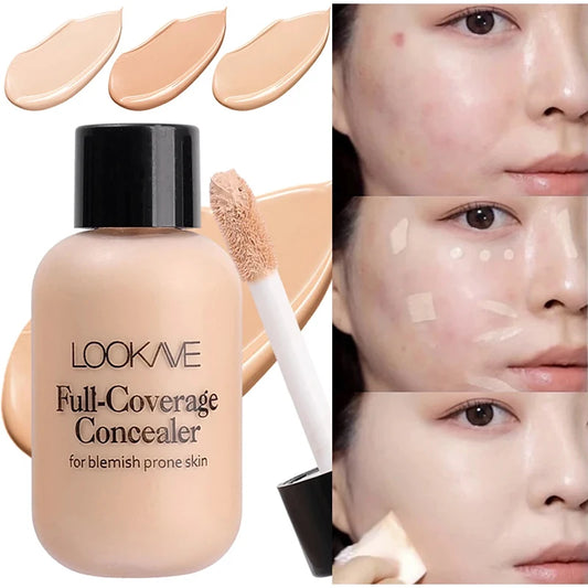 Not Easy Smudged Foundation Cream Multiple Colors Waterproof Covering Concealer Long Lasting Liquid Shadows Korean Cosmetics
