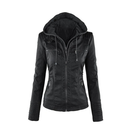 Women's Faux Leather Jacket