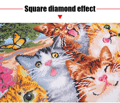 Witch 5D DIY Diamond Painting Kit Spooky Ghost Diamond Embroidery Full Diamond Mosaic Art Picture Halloween Decoration Sticker