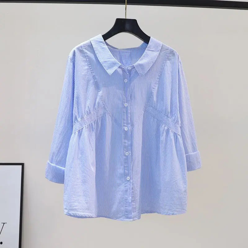Elegant Fashion Harajuku Slim Fit Female Clothes Loose Casual All Match Tops Women Cardigan Solid POLO Collar Long Sleeve Shirt