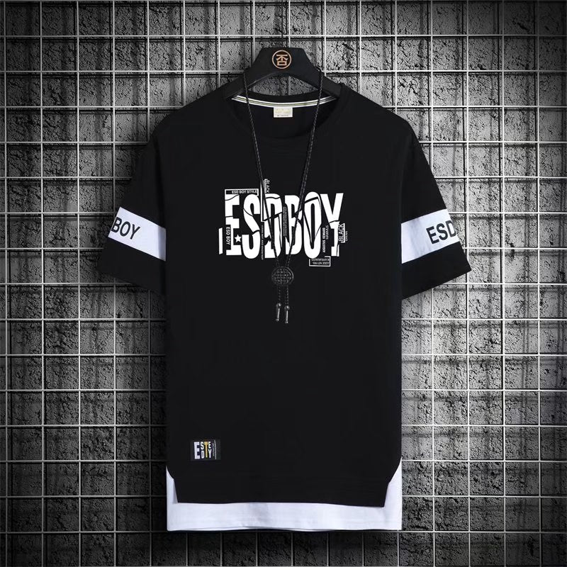 2022 New Men's T Shirts Japan Fashion Summer Short Sleeve Print T Shirts Men Casual Harajuku Men Clothing Graphics T Shirts Men