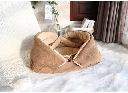 Cat Bed Warm Thickened Soft Multifunctional Pet Foldable Mat for Cats Small Dogs Indoor Kitten Bed Cat Sleeping Mat Pet Supplies