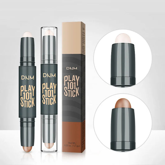 Double-head Face Foundation Concealer Pen Long Lasting Dark Circles Corrector Contour Pencil Concealers Stick Highlight Cosmetic