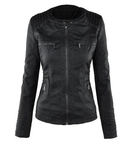 Women's Faux Leather Jacket