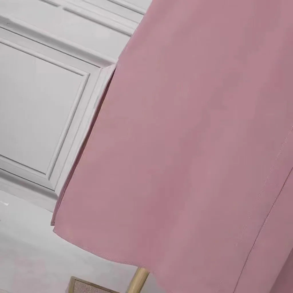 2024 Vintage Long Dress for Women Muslim Abaya Hajib Long Sleeve O-Neck Shirt Dress Females Casual Maxi Dress Arabic Modest Robe