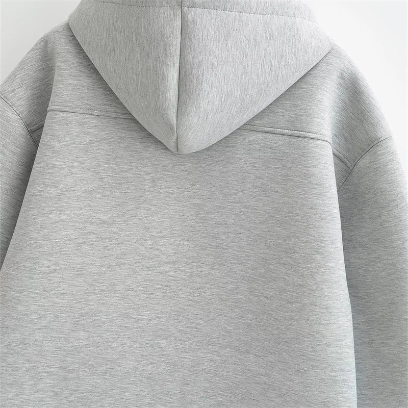 Women's Oversize Zipper Hoodie