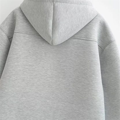 Women's Oversize Zipper Hoodie