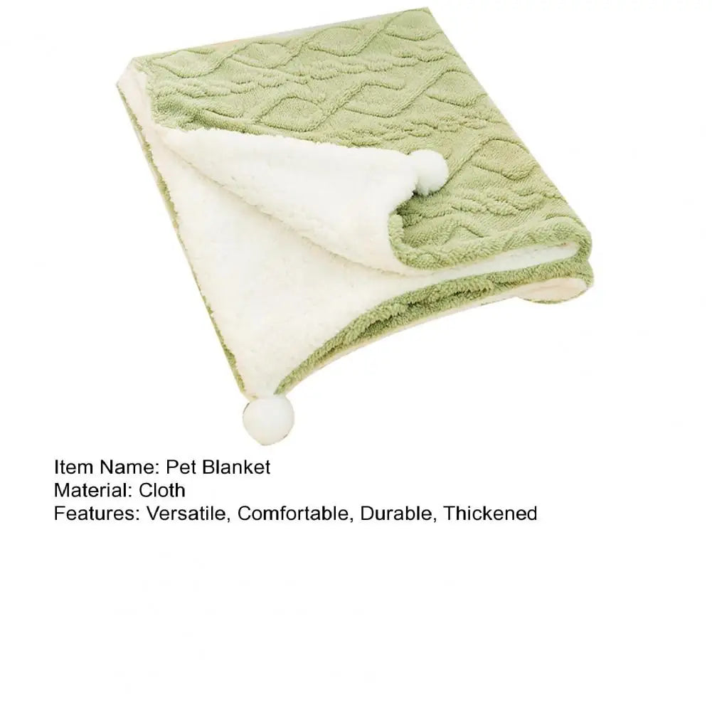 Pet Blanket Warm Dogs Cats Plush Blanket Thickened Warm Pet Sleeping Blanket for Dogs Cats Pet Supplies manta perros mascotas