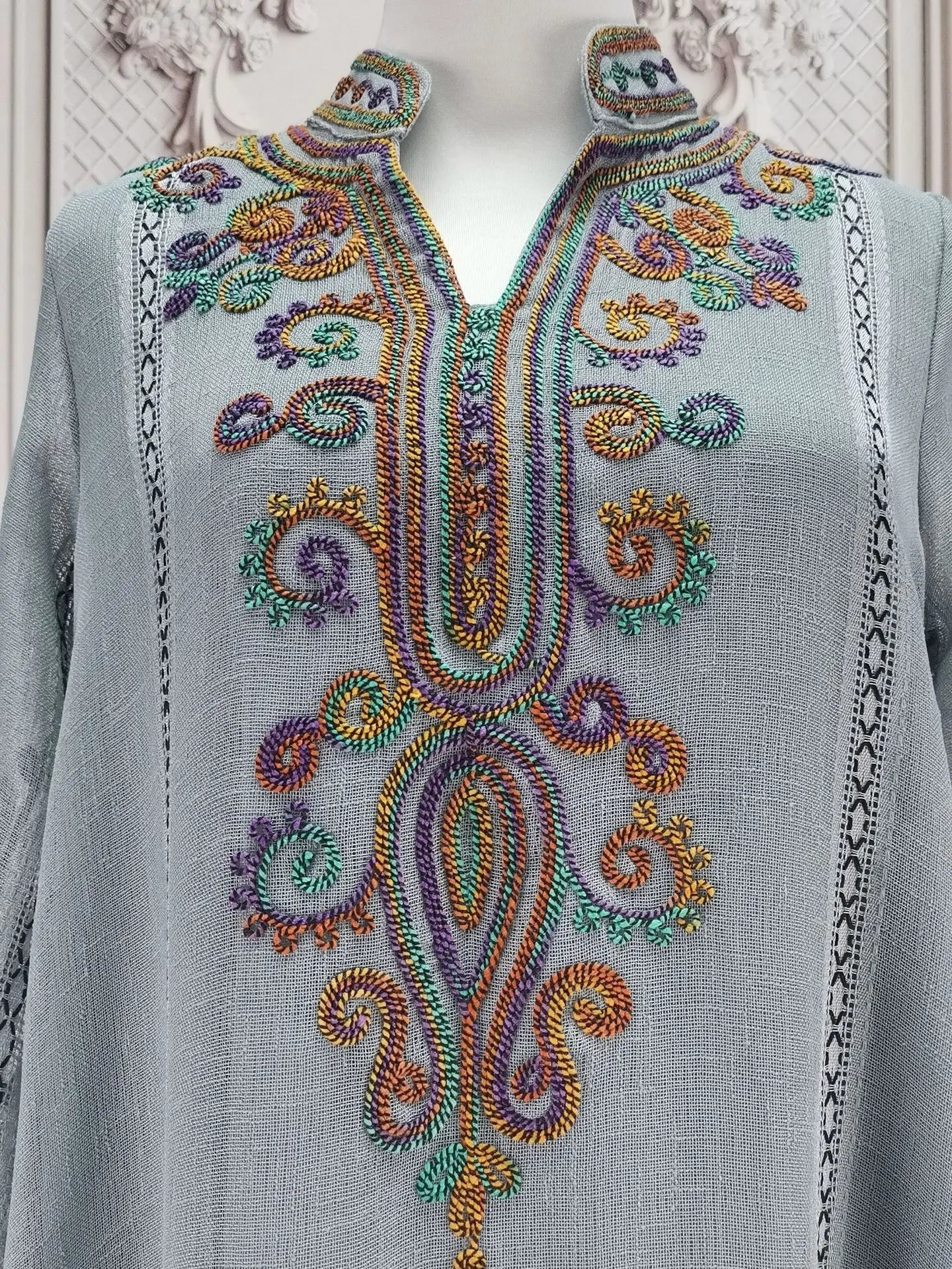 Muslim Abaya for Women Party Dresses Embroidery Long Robe Eid Ramadan Dubai Abayas Kaftan Arab Jalabiya Modest Vestidos Morocco