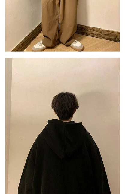 6 Colors Spring Autumn Solid Hoodie Men Harajuku Fashion Casual Oversized Hoodies Women Loose Hooded Sweatshirt Streetwear Y2k