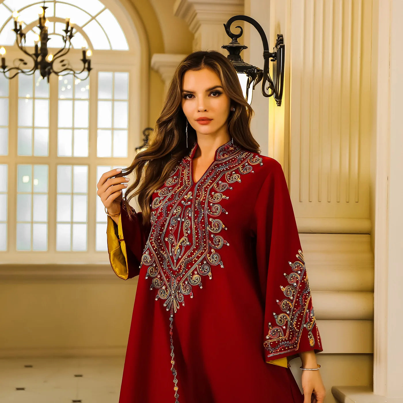 Ramadan Eid Moroccan Kaftan Abaya for Women Dress Jalabiya Party Long Robe Dubai Vestidos Saudi Muslim Modest Dresses Abayas