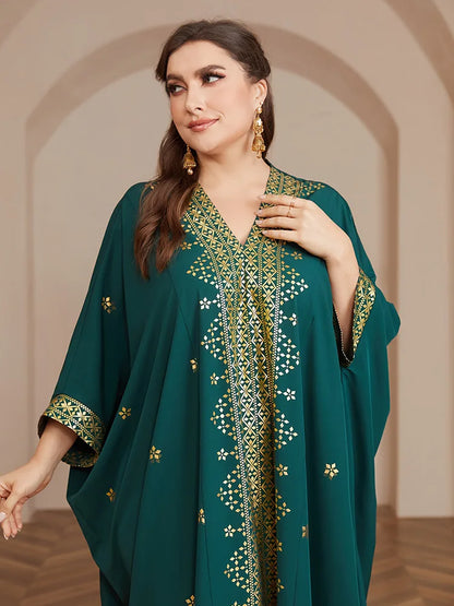 Jalabiya for Women Party Dresses Print Eid Muslim Ramadan Morocco Dubai Abayas Kaftan Islam Vestidos Arab Modest Long Robe