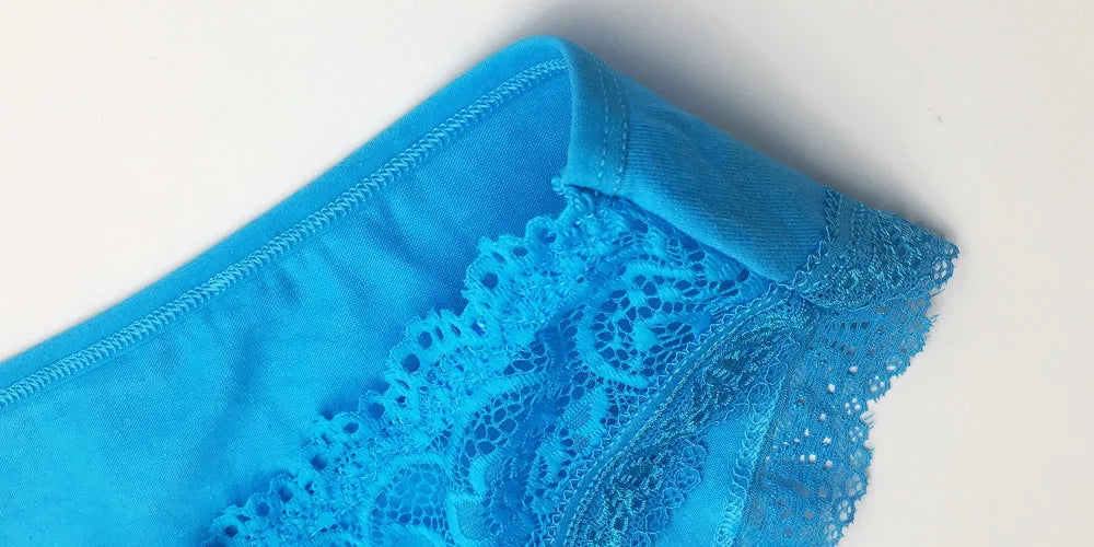 Cotton Briefs Lady 5 PCS/SET Lace Panty Underpants Seamless Panties For Women Lingerie