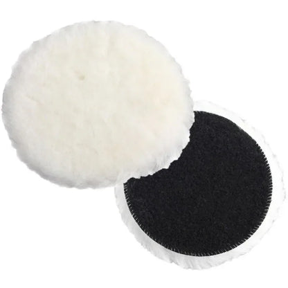 5Pcs Wool Car Polishing Pad Set For Polisher Machine Waxing Polishing Buffing Auto Paint Care Polisher Pads 3/4/5/6/7 Inch