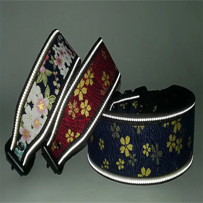 10 Colors Reflective Puppy Big Dog Collar with Buckle Adjustable Pet Collar for Small Medium Large Dogs Pitbull Leash Dog Chain